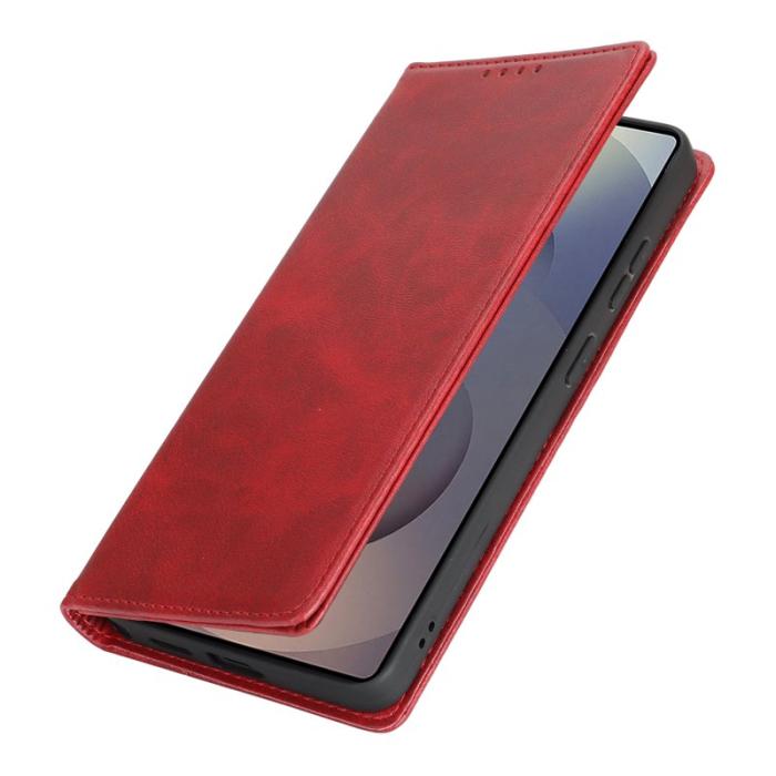 OEM - Mobilskal för Samsung Galaxy S26 Ultra Magnetiskt Konstläder - Röd