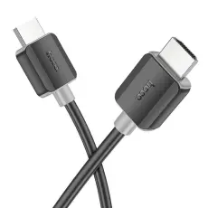 Hoco - HOCO HDMI till HDMI Kabel 2.0 4K/60Hz 1m US08 - Svart