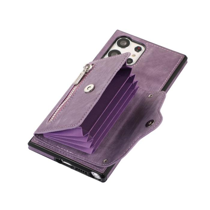 OEM - Mobilfodral för Samsung Galaxy S26 Ultra Konstläder RFID - Lila