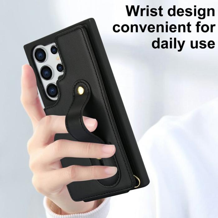 OEM - Mobilskal för Samsung Galaxy S26 Ultra Kickstand Kortfack TPU - Svart