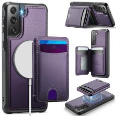 OEM - JEEHOOD Samsung Galaxy S21 FE 5G Fodral KonstL&auml;der - Lila