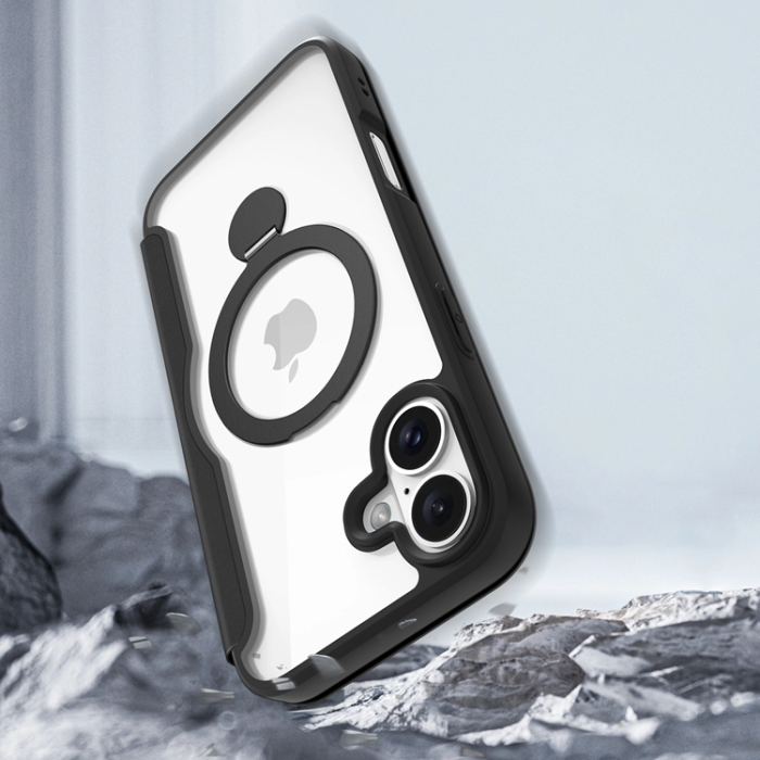 Dux Ducis - Dux Ducis iPhone 16 Plånboksfodral Magsafe Skin X Pro med Stativ