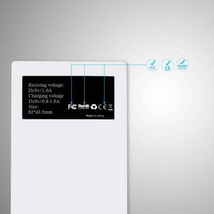 Choetech - Choetech Qi Trådlös Adapter - Lightning - Vit