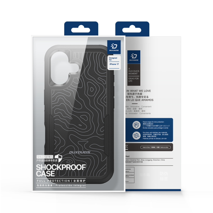 Dux Ducis - Dux Ducis iPhone 17 Mobilskal MagSafe SHLD PC + TPU - Svart