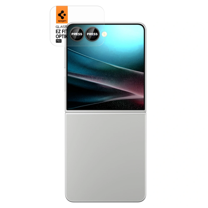 Spigen - [2-Pack] Spigen Galaxy Z Flip 7 Härdat Glas Kameraskydd EZ Fit