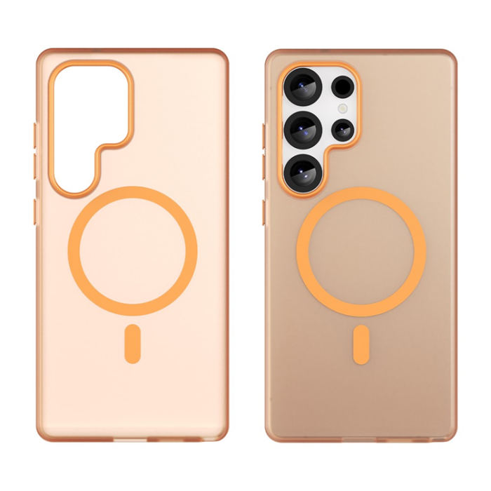 A-One Brand - Galaxy S25 Ultra Mobilskal MagSafe Slim Matte - Orange