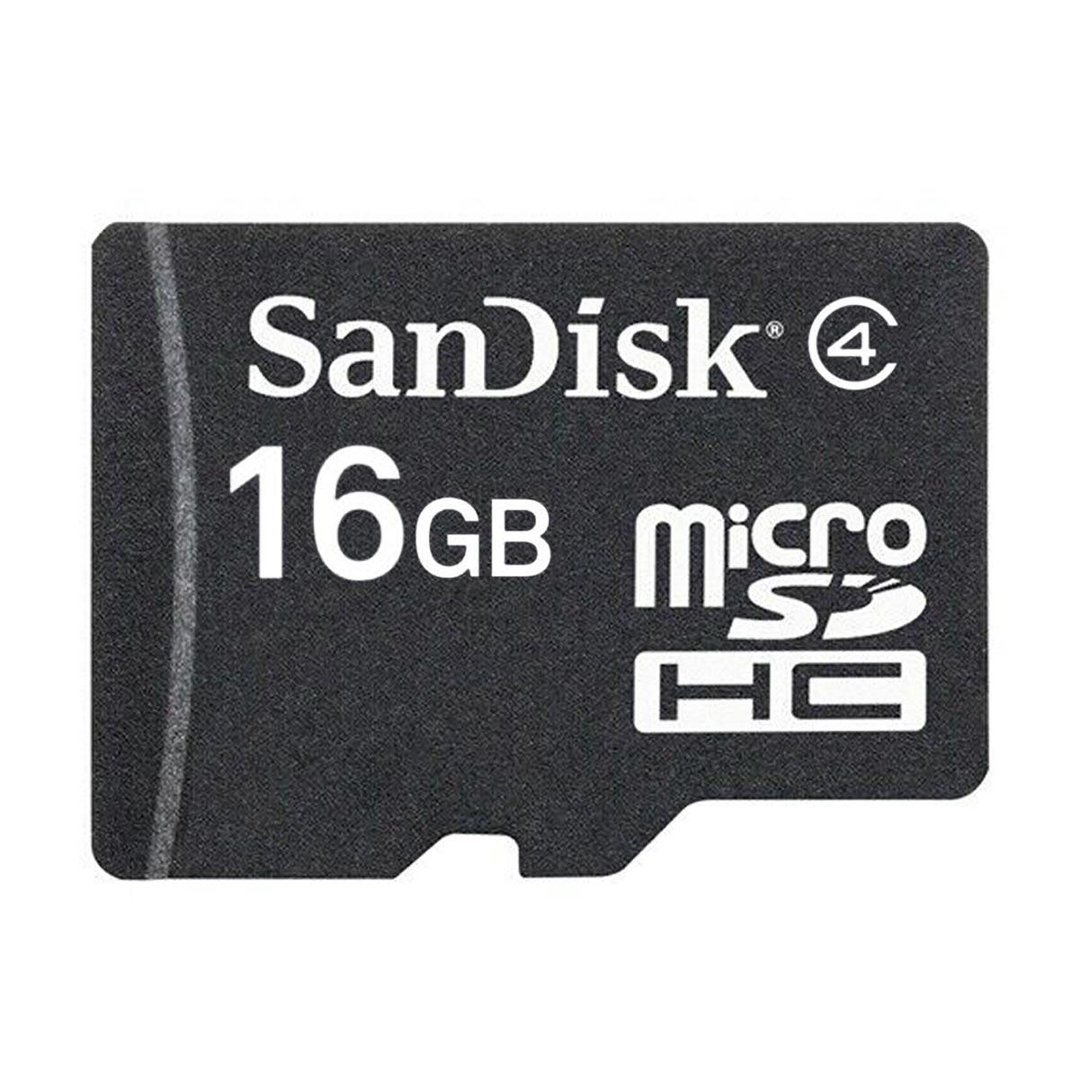 SanDisk 16 GB MicroSDHC minneskort svart | 288 | AlltMobil