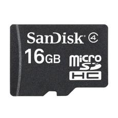Sandisk - SanDisk 16 GB MicroSDHC minneskort svart
