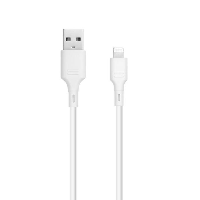 Blue Star - Blue Star USB-A till Lightning kabel 1m - Vit