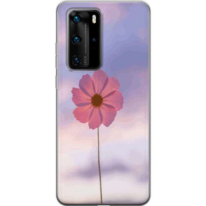iSecrets - Mobilskal till Huawei P40 Pro med Rosa blomma