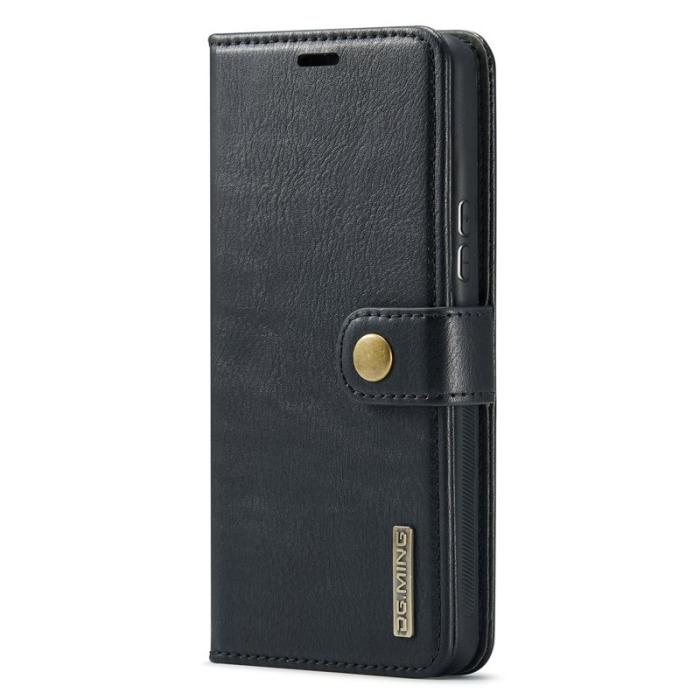 DG.MING - DG.MING Samsung Galaxy A53 5G Plånboksfodral Äkta läder Flip Svart