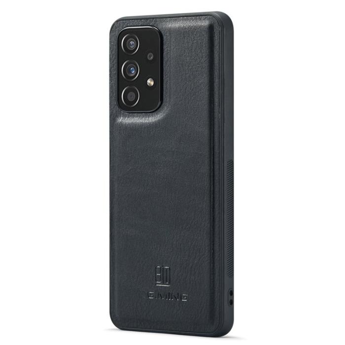 DG.MING - DG.MING Samsung Galaxy A53 5G Plånboksfodral Äkta läder Flip Svart