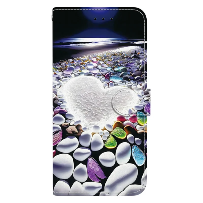 A-One Brand - iPhone 17 Pro Max Plånboksfodral Med Lanyard - Heart Shape