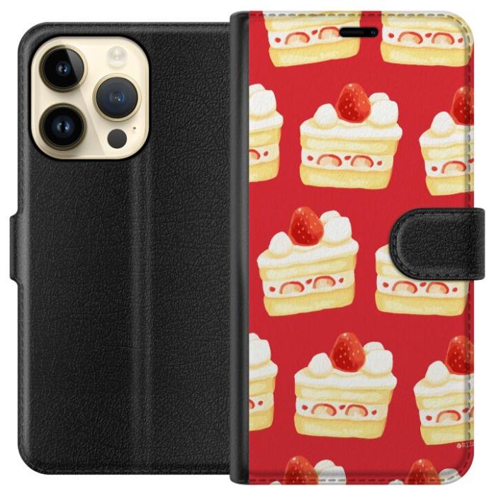 iSecrets - Plånboksfodral till Apple iPhone 15 Pro med Tårta