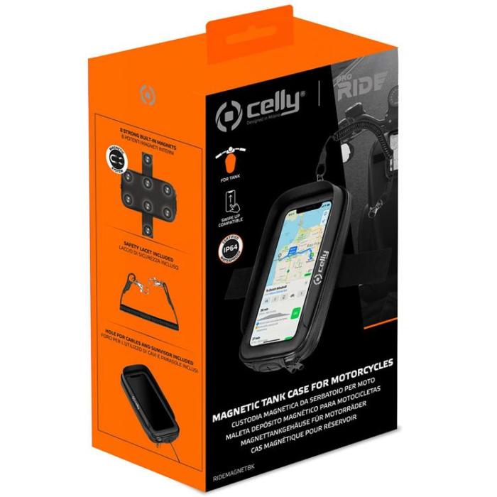 Celly - CELLY Magnetisk mobilhållare motorcykel IP64