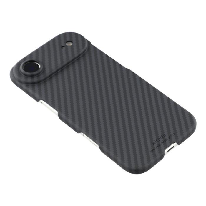 X-Level - X-LEVEL Mobilskal till iPhone Air Carbon Fiber Ultra-Tunn Svart