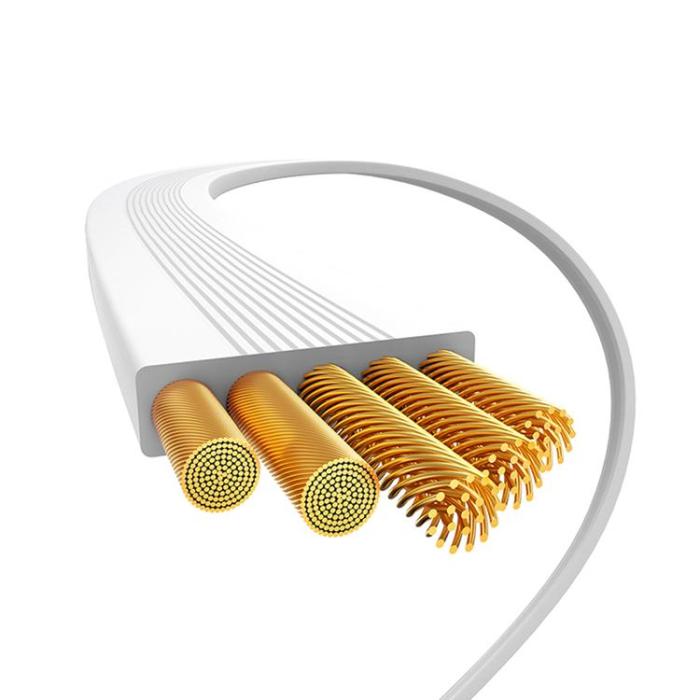 BASEUS - Baseus Infällbar USB-C till USB-C 100W Kabel 2m Free2Pull Mini