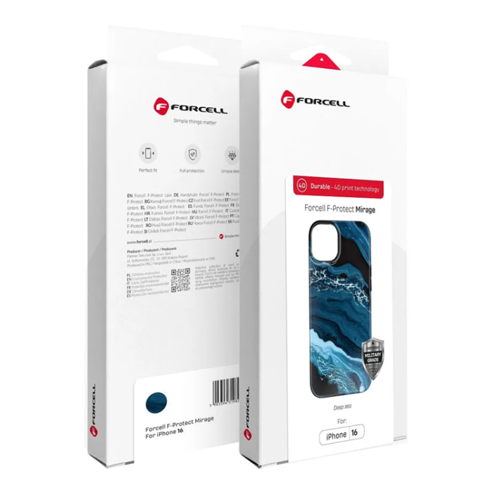 Forcell - Forcell iPhone 15 Pro Mobilskal MagSafe Mirage - Deep Sea