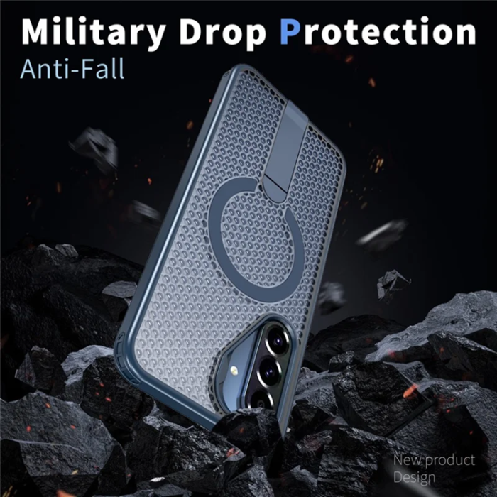 A-One Brand - Mobilskal till Galaxy A56 5G Magsafe Grid Texture