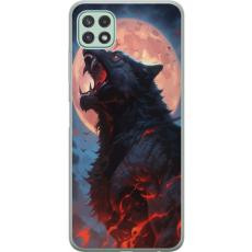 iSecrets - Mobilskal till Samsung Galaxy A22 5G med Ylande varg