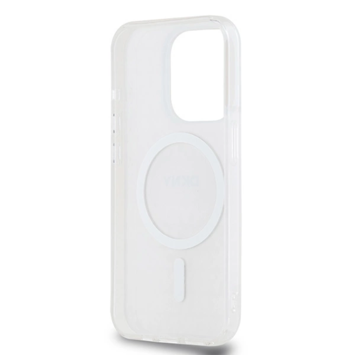 DKNY - DKNY iPhone 13 Pro/13 Mobilskal Magsafe IML Mono & Stripe - Rosa