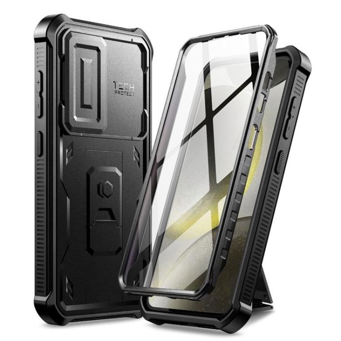 Tech-Protect - Tech-Protect Galaxy S24 Ultra Mobilskal Kevlar Cam Plus - Svart