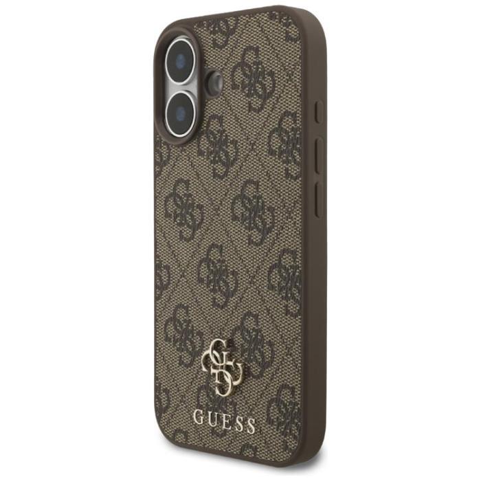 Guess - Guess iPhone 17 Mobilskal MagSafe 4G Small Classic Logo - Brun