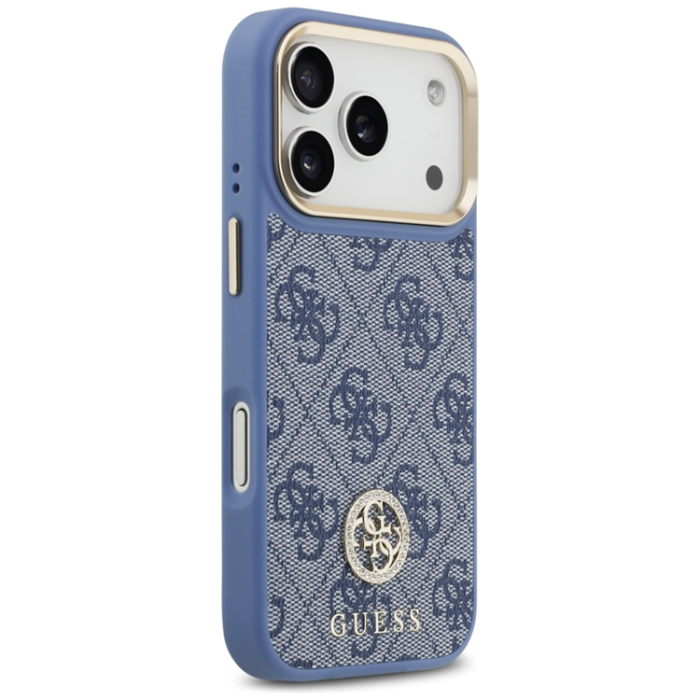 Guess - Guess iPhone 17 Pro Max Mobilskal MagSafe 4G Strass Logo & Big Strap