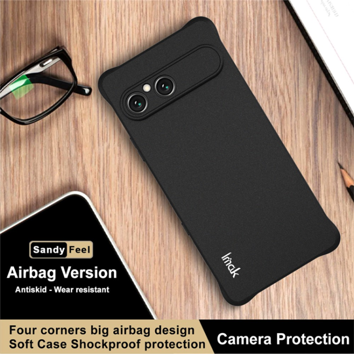 Imak - IMAK Sony Xperia 10 VII Mobilskal Airbag Shockproof TPU - Svart