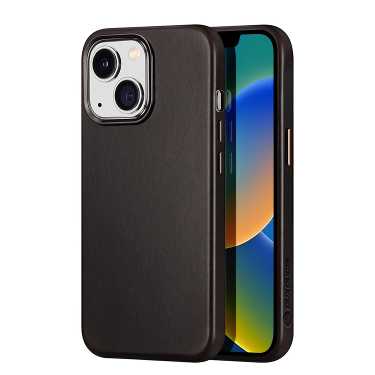 Dux Ducis iPhone 14 Plus Skal MagSafe Naples Läder - Mörkbrun | 2353 | AlltMobil