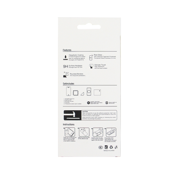 OEM - iPhone 14 Pro Max/Plus 10in1 Härdat Glas Skärmskydd 2,5D