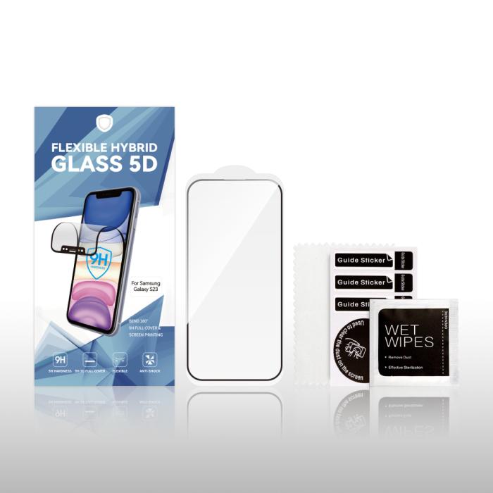 OEM - iPhone 14 Pro Max 5D Hybridglas Skydd med Ram