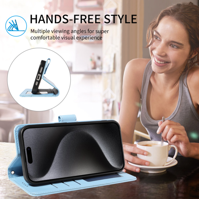 A-One Brand - OnePlus 15 Plånboksfodral RFID Blocking Imprinted Dog Pattern