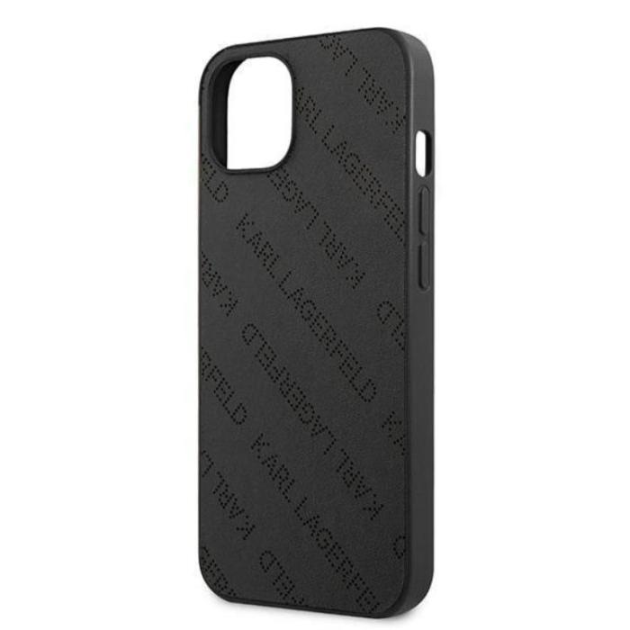KARL LAGERFELD - Karl Lagerfeld iPhone 13 mini Skal Perforated Allover - Svart