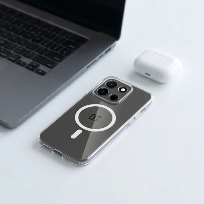 Tech-Protect - Tech-Protect Mobilskal För OnePlus Nord 6 Magsafe Flexair Hybrid - Clear