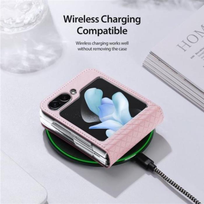 Dux Ducis - Dux Ducis Galaxy Z Flip 5 Mobilskal Bril - Rosa