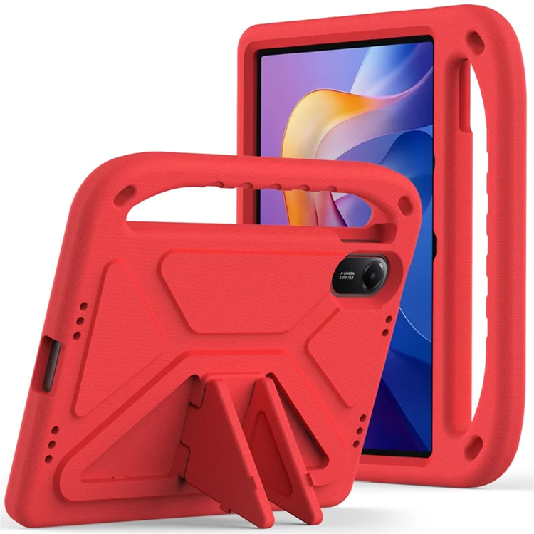Xiaomi Redmi Pad 2 Skal EVA Handgrepp Kickstand - Röd | 2353 | AlltMobil