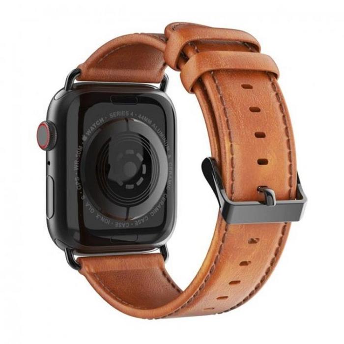 Dux Ducis - Dux Ducis Apple Watch 44/45/46/49mm Armband Äkta Läder
