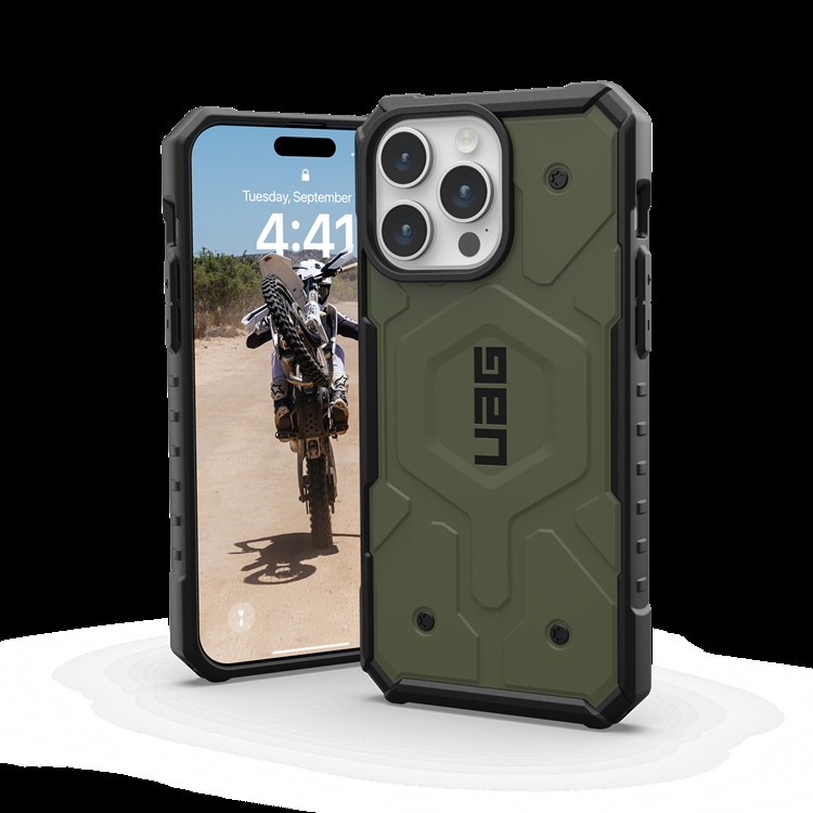 UAG iPhone 15 Pro Max Mobilskal Magsafe Pathfinder - Olive Drab | 2353 | AlltMobil