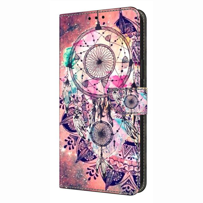 OEM - Samsung Galaxy S26 Fodral Mönstertryck Ställ Läder Flip - Vindklang