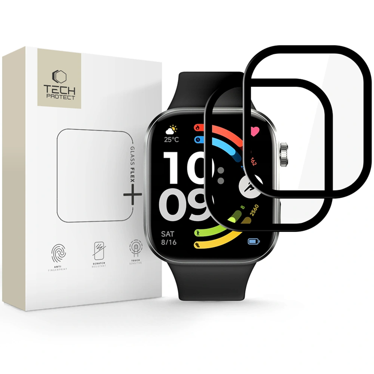 [2-Pack] Tech-Protect Skärmskydd Xiaomi Redmi Watch 6 Hybrid Glas Flex+ | 5468 | AlltMobil