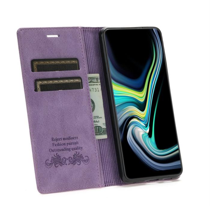 OEM - Samsung Galaxy S26 Plånboksfodral Magnetstängning Konstläder - Lila
