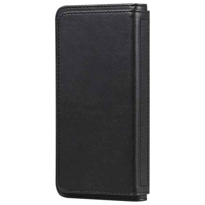 OEM - Samsung Galaxy S26 Plus Plånboksfodral Konstläder Ställ - Svart