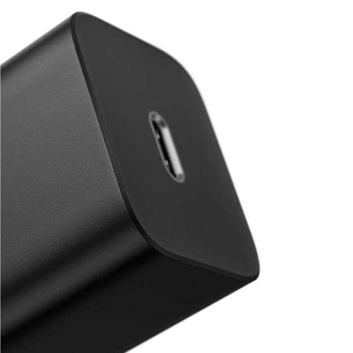 BASEUS - Baseus Super Väggladdare USB-C 25W - Svart