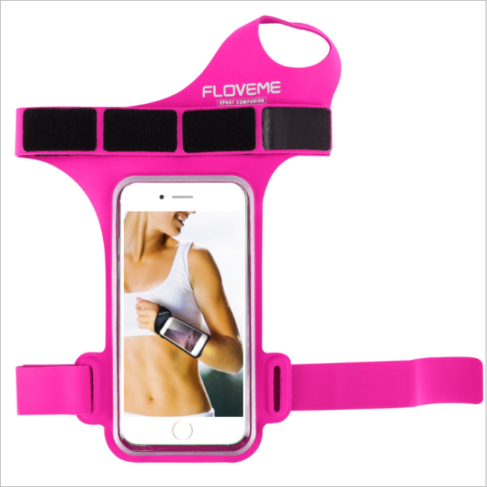 Floveme - Floveme Universal Sportarmband för 5.5-tums Smartphones - Magenta