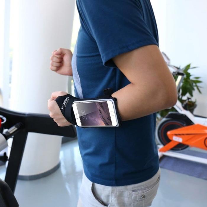 Floveme - Floveme Universal Sportarmband för 5.5-tums Smartphones - Svart