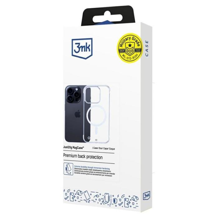 3MK - 3MK iPhone 14 Pro Max Mobilskal MagSafe Just20g - Clear