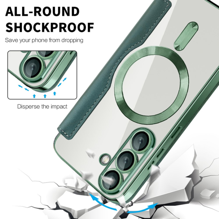 A-One Brand - Galaxy S25 Plus Plånboksfodral MagSafe RFID Blocking 