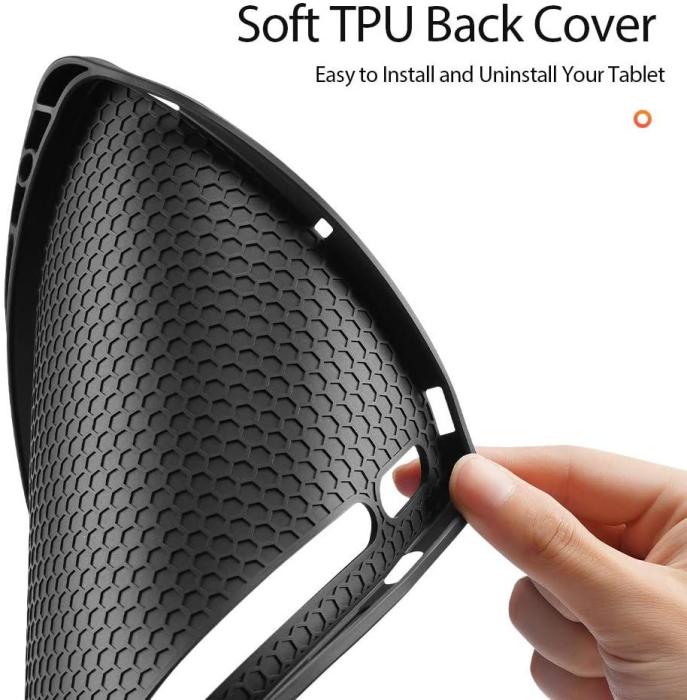 UTGATT - DuxDucis Domo Fodral Galaxy Tab S8 Plus/S7 Plus - Svart