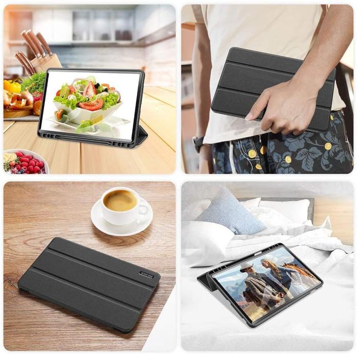 UTGATT - DuxDucis Domo Fodral Galaxy Tab S8 Plus/S7 Plus - Svart